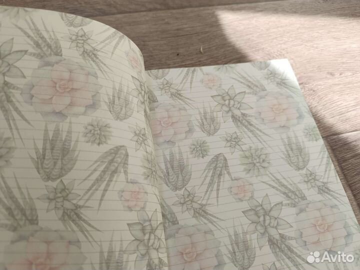 Блокнот ежедневник с суккулентами