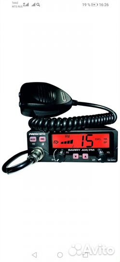 Автомобильная рация President с антенной