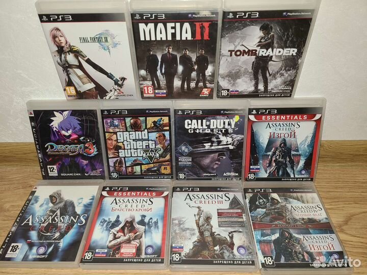 PS 3 диски Лицензия (игры дополнены 22.08.23)