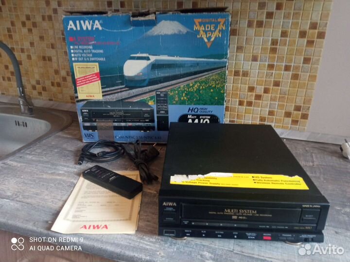 Пишущий плеер Aiwa с коробкой