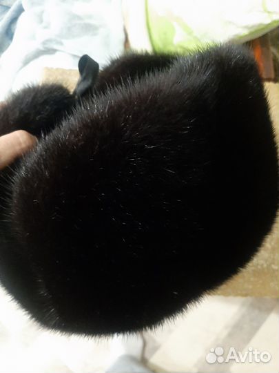 Норковая шапка мужская новая 58