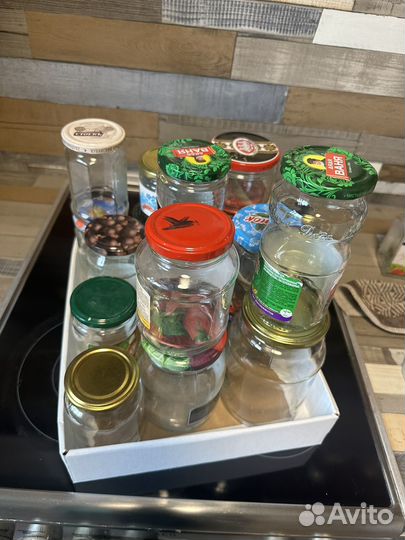 Банки стеклянные бу бесплатно