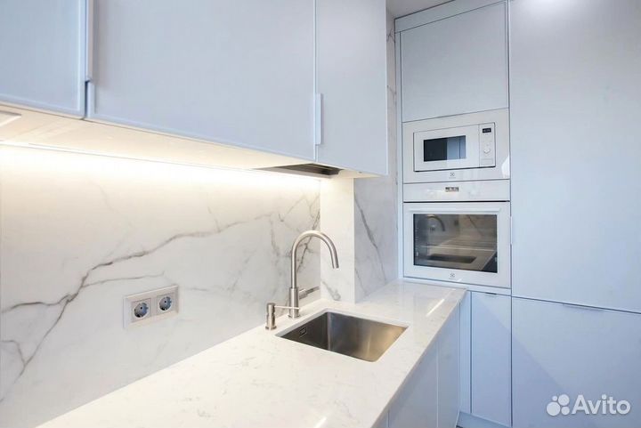 Угловая кухня с мдф фасадами