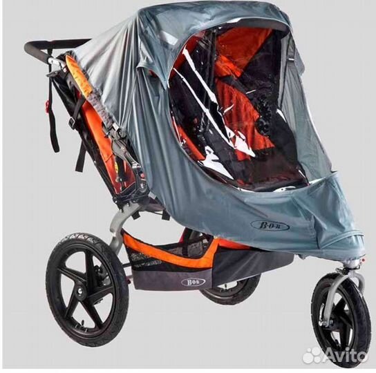 Дождевик на коляску bob revolution для двойни