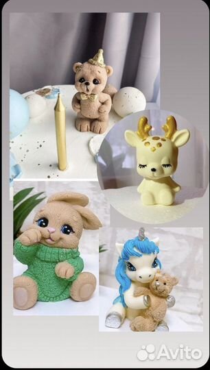 Шоколадный/мастичный декор на торт