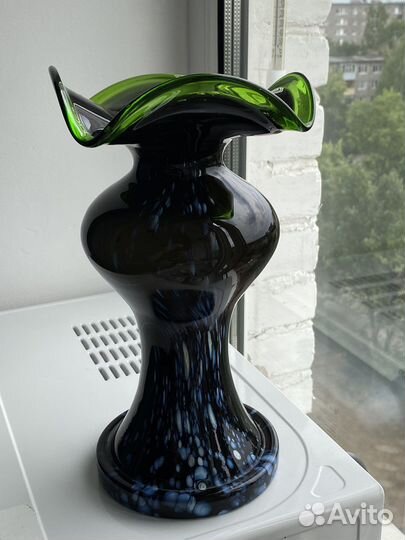 Ваза цветное стекло