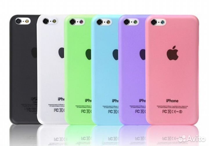 Чехол-крышка для Apple iPhone 5C (черный)