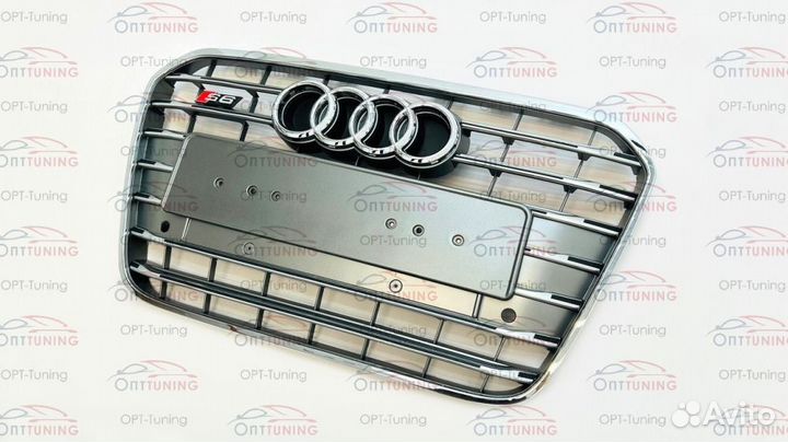 Решётка на Audi A6 11-14 в стиле S6 style #2