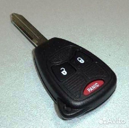 Ключ зажигания заготовка Chrysler 2+1 кнопки №0271