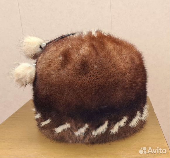 Шапка норковая женская бу