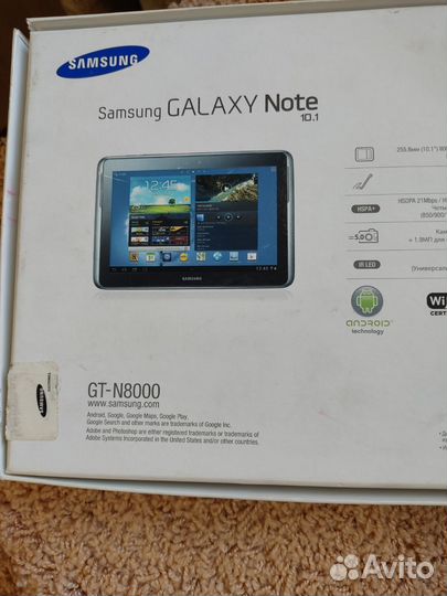 Планшет Samsung galaxy Note 10.1