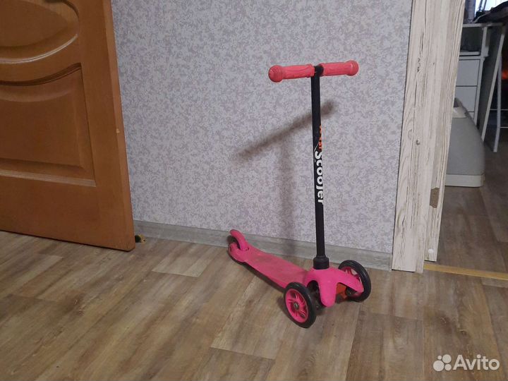 Самокат детский трехколесный бу