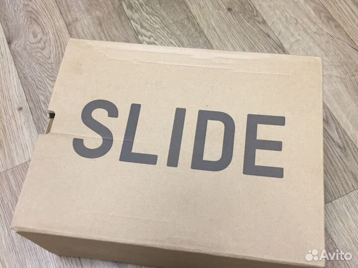 Коробка adidas slide сертификат poizon