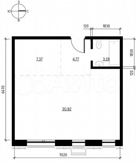 2-к. квартира, 46,2 м², 14/19 эт.