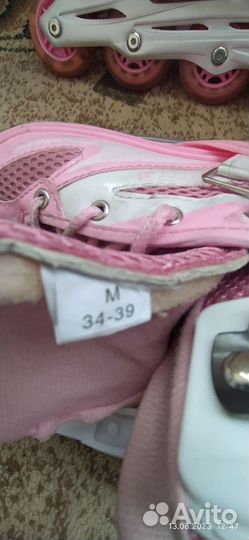 Ролики детские раздвижные, размер 34-39