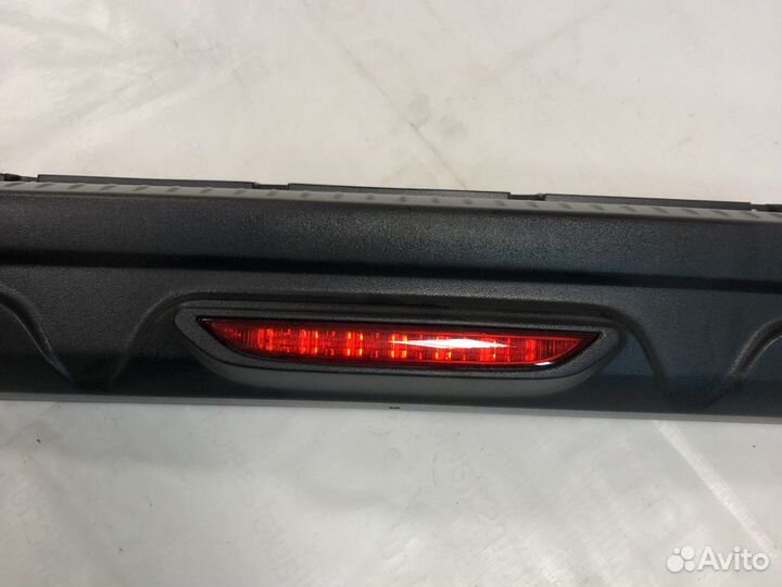 Накладка на бампер лада Ларгус с подсветкой