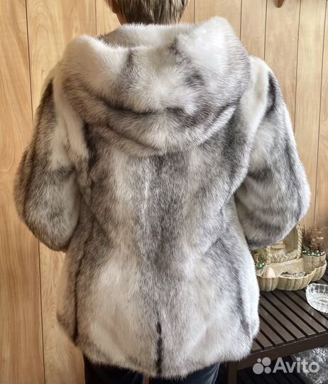 Шуба норковая крестовка