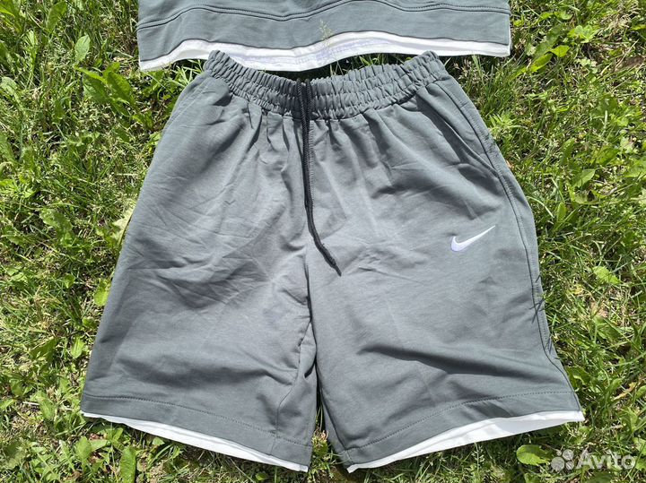 Спортивный костюм nike gray cotton summer