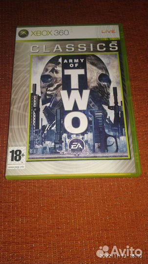 Игра Army of two для xbox 360 лицензионная