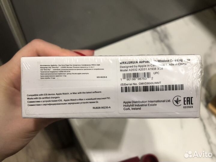 Наушники apple airpods 2