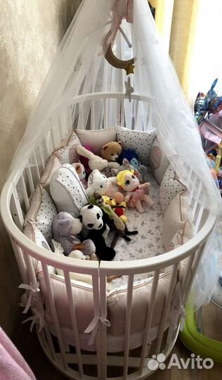 Детская кроватка трансформер 8в1. Ходунки GO