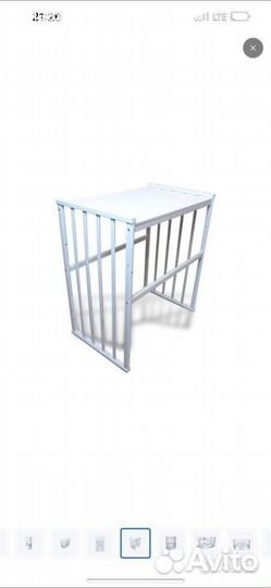 Кроватка для новорожденных с пеленальным столиком