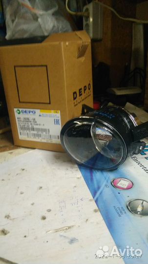 Фара противотуманная левая на фолькс. поло седан