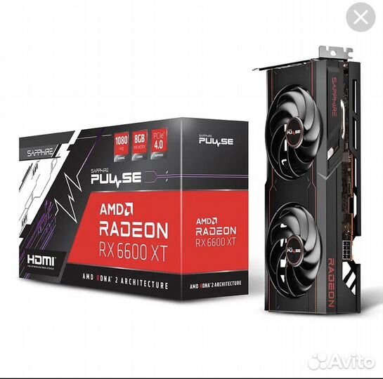 Продам видеокарты 6600xt - pulse, 1660ti - Asus