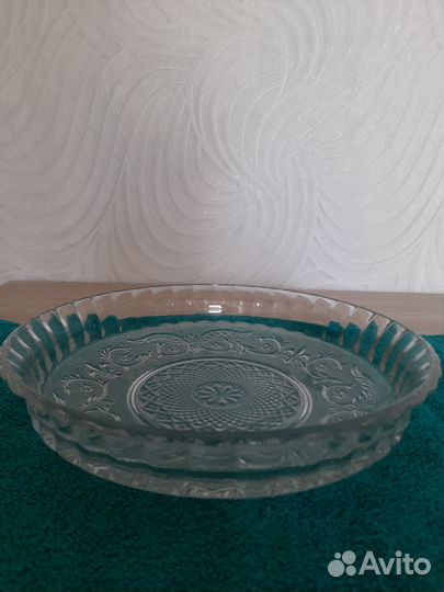 Блюдо хрустальное СССР