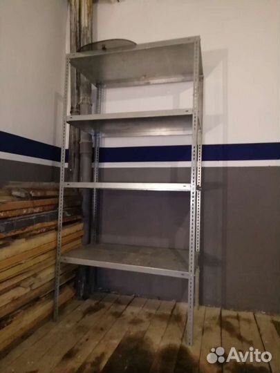 Стеллаж оцинкованый металлический