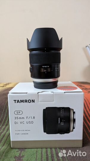 Объектив Tamron 35mm f/1.8 Di VC USD (for Canon)