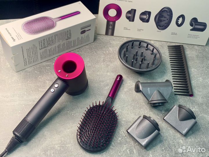 Фен Dyson Supersonic hd08 + Расческа Dyson