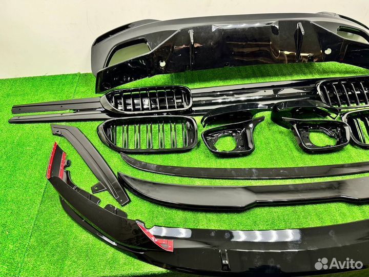 Губа лезвия диффузор спойлер Глянец BMW G30 G31
