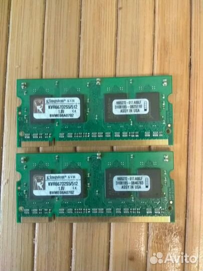 Память DDR2 512 мб (США) для ноутбука