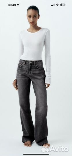 Джинсы zara 36