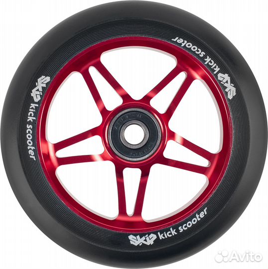 Колесо skip WHL19 110x24 mm красный Nov970