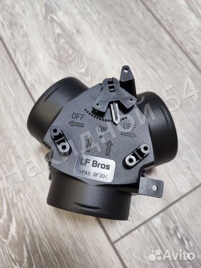 Тройник заслонка на автономный отопитель LF 75мм