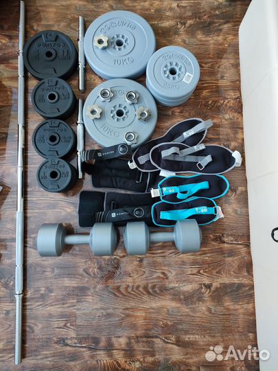 Гантели Утяжелители Гриф Блины