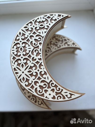 Коробки полумесяц Курбан байрам.Коробка под орехи