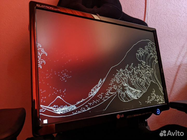 Монитор для компьютера (LG flatron L197WH)