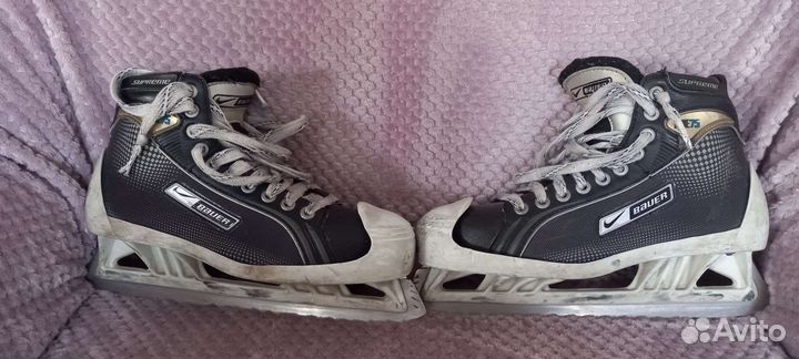 Хоккейные коньки bauer вратарские
