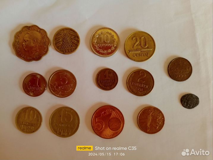 Монеты разных стран