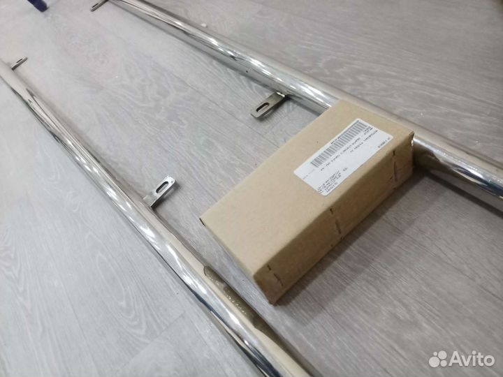 Труба на пороги pajero 4