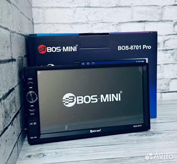 Автомагнитола BOS-Mini Bos-8701Pro 7д с крутилкой