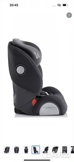 Автокресло britax romer evolva 1 2 3 LS sict