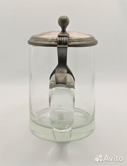 Антикварная пивная кружка, 19 век. Германия