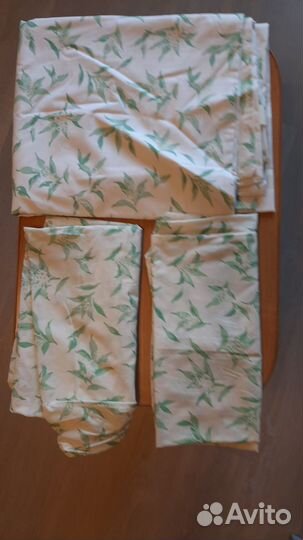 Простынь двухспальная и 2 наволочки