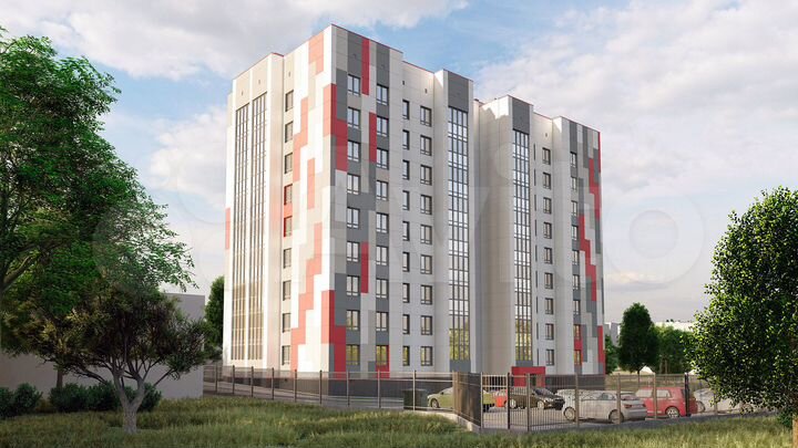 2-к. квартира, 63,1 м², 9/9 эт.