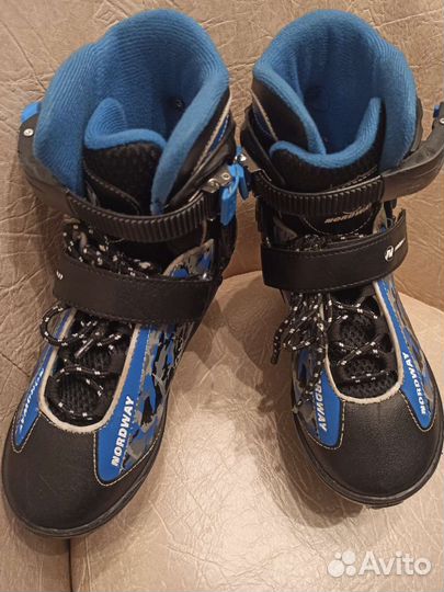 Коньки раздвижные 30 33 размер