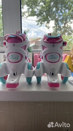 Коньки роликовые Hudora